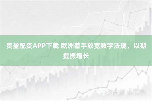 贵盈配资APP下载 欧洲着手放宽数字法规，以期提振增长